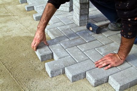 Paver installation